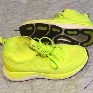 Neon Lululemon, running shoes